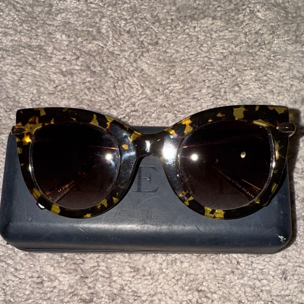 Krewe Tortoise Shell Laveau Sunglasses